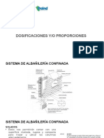 Dosificaciones de Materiales en Mezclas de Concreto - Albañilería
