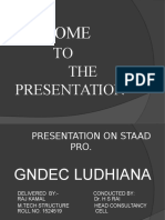 Ppt on Staad