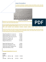 Download Analisa Harga Satuan Pekerjaan Paving Block by AirolAzuar SN328476606 doc pdf