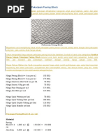 Download Analisa Harga Satuan Pekerjaan Paving Block by AirolAzuar SN328476606 doc pdf