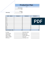 Production Plan: Date Unit Name Sale Order Num Total Qty