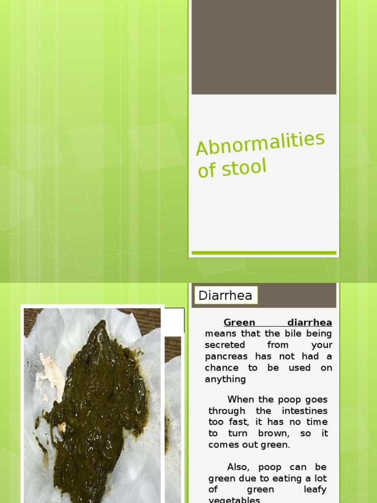 Abnormalities of Stool | PDF