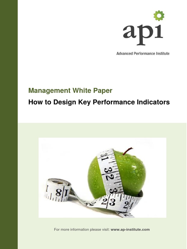 How To Design Key Performance Indicators Indicators PDF | PDF ...