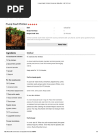 Coorgi Gawti Chicken Recipe By Aditya Bal Ndtv Food Curry Chili Pepper