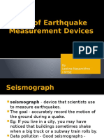 Study of Earthquake Measurement Devices: by Leoline Nesamithra I Mtse