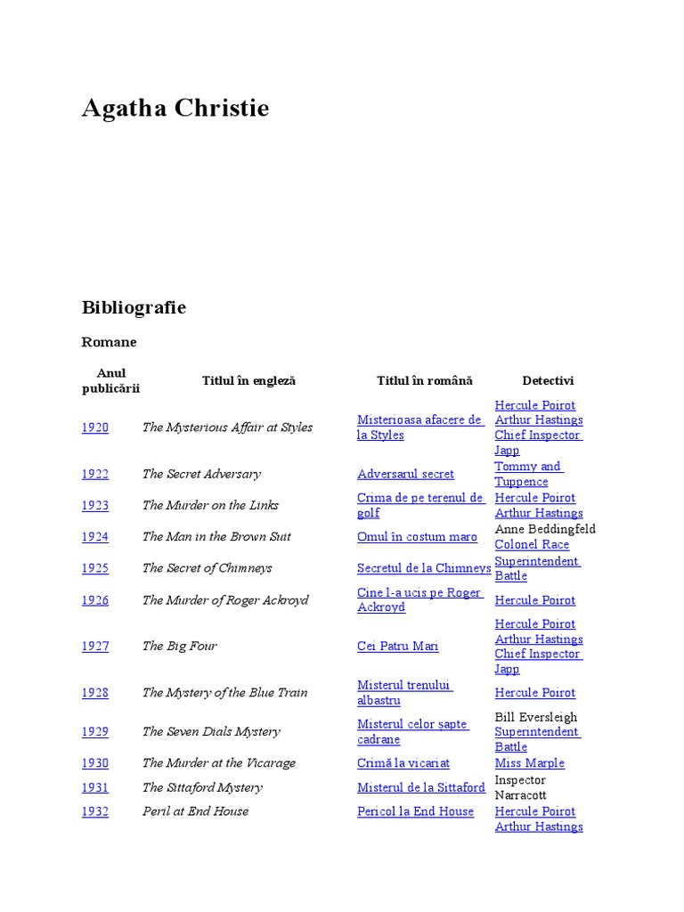 Agatha Christie Pdf