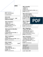 Bug Eye Variant Record Sheets All MK II Ogres