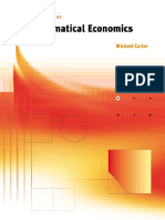 Foundations of Mathematical Economics