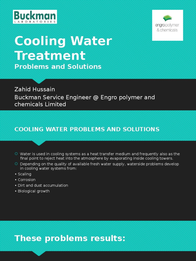 Cooling Water Treatment Challenges | PDF | Corrosion | Alkalinity
