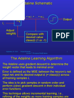 The Adaline Learning Algorithm