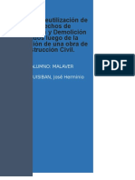 Describir La Reutilización de Los Desechos de Construcción y Demolición Cau