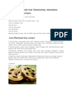 Aneka Resep Kue Tradisional Indonesia