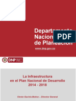 Infraestructura en El Plan Nacional de Desarrollo 2014 - 2018