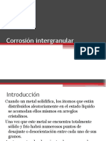 Corrosión intergranular