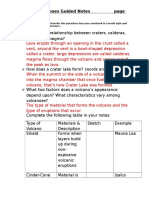 Volcano Guided Notes