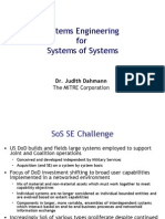 Systems Engineering For Systems of Systems: Dr. Judith Dahmann