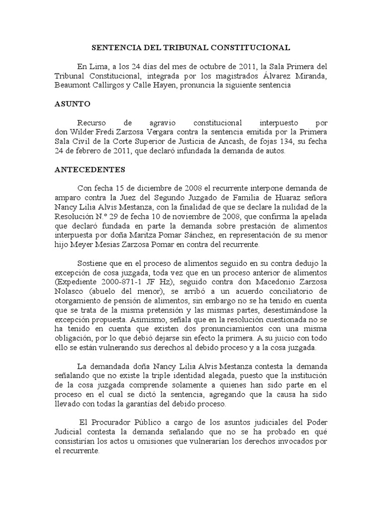 SENTENCIA | PDF | Res Judicata | Sentencia (Ley)