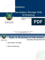Operating System Seconday Storage Disk Scheduling Algorithms