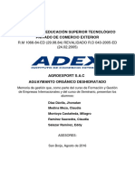 Plan de Exportacion Agroexport-2016