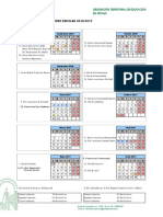 Calendario escolar