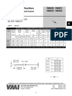 1N6529 1N6531 1N6533 1N6535 2,000 V - 10,000 V Rectifiers: 25 Ma - 250 Ma Forward Current 70 Ns Recovery Time