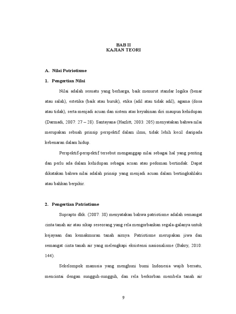 Nilai Patriotisme Pdf