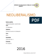 El Neoliberalismo