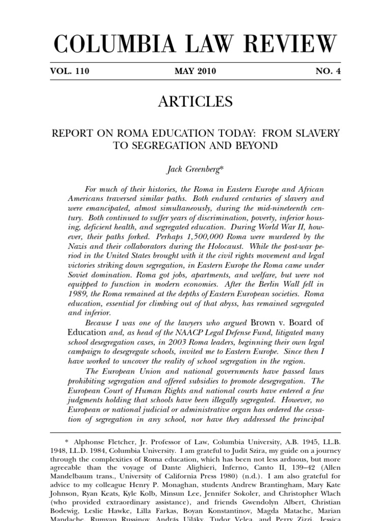 Columbia Law Review Freedman Slavery