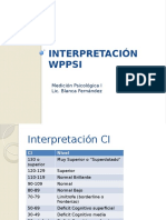 Interpretación Wppsi