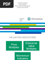 Market-Based Valuation: Price and Enterprise Value Multiples