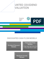 Discounted Dividend Valuation Models Explained