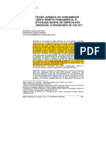 A Proteção Jurídica Do Consumidor Enquanto Direito Fundamental e Sua Efetividade Diante de Empecilhos Jurisprudenciais - o Enunciado 381 Do Stj.