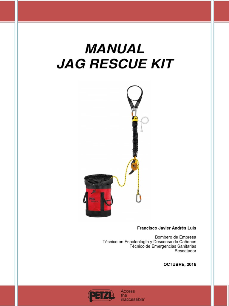 Manual JAG RESCUE KIT. Francisco J Andrés Luis | PDF | Cuerda | Aluminio