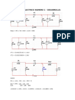 Circuito Electrico Numero 1 - Desarrollo:: Req1 R5 + R4 460 +220 680