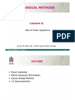 LU DECOMPOSITION METHOD FOR SOLVING LINEAR EQUATIONS