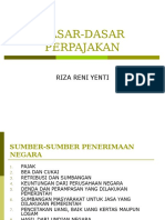 Dasar Dasar Perpajakan