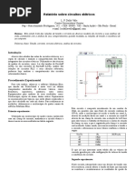 Relatório Sobre Circuitos Elétricos