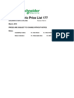 Price List Schneider