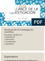 Niveles de investigación científica: exploratorio, descriptivo, correlacional y explicativo