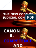 Canon 6 - New Code of Judicial Ethics
