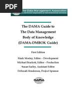 The DAMA Guide To The Data Management Body of Knowledge - First Edition