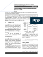 Equipment Inventory Management and Transaction Recording Using Bar Coding