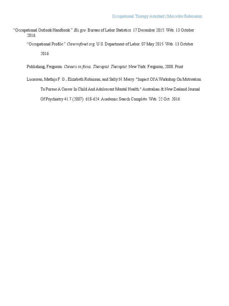 Occupational Outlook Handbook WC PDF Clinical Psychology