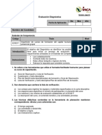 Evaluación Diagnóstica