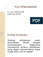 Strategi Pendanaan