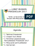 Taklimat Ibubapa Prasekolah 2017