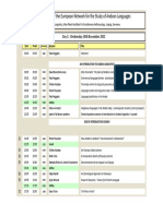 REELA 2011 Timetable and Programme