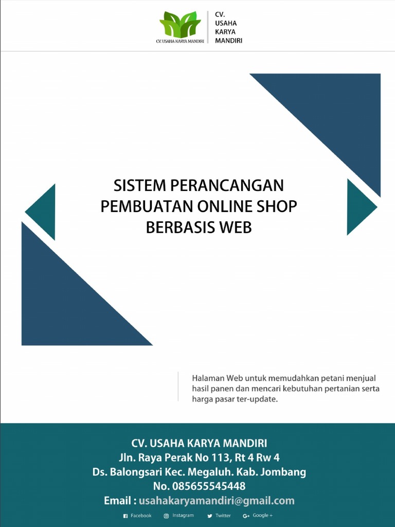 Rancangan Sistem Jual Beli Hasil Tani Online: Menjembatani Petani dan Konsumen di Era Digital