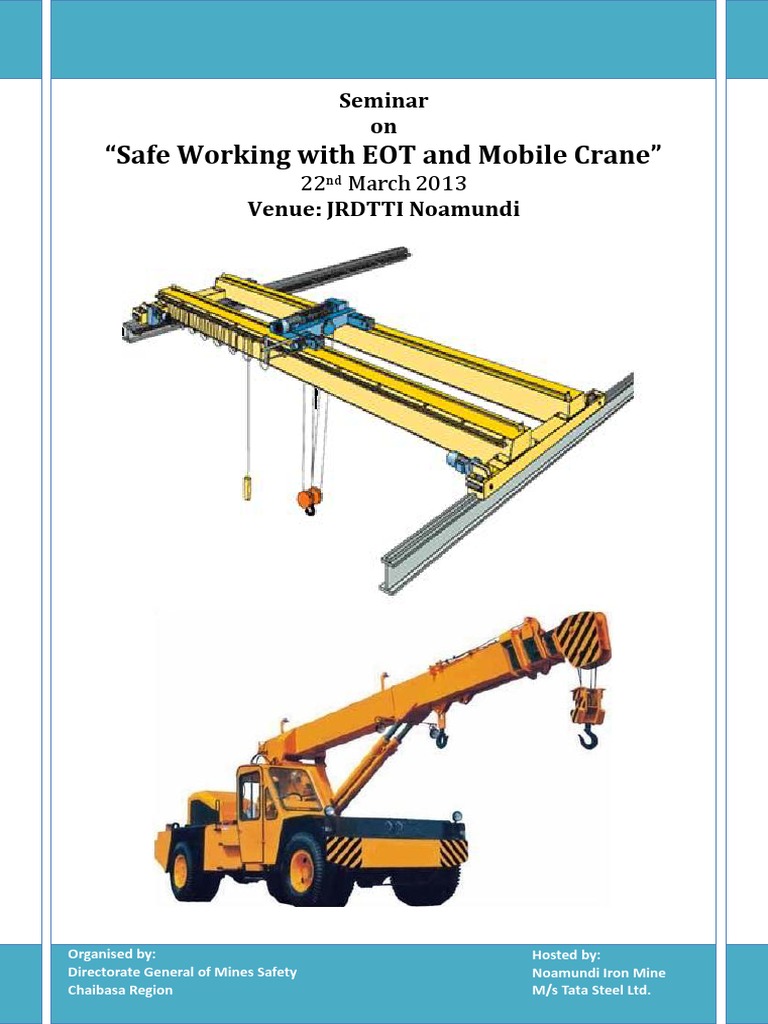 EOT and Mobile Crane Safety Seminar | PDF | Crane (Machine) | Rope