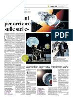 2016-06-26 - Il Messaggero - Venti Anni Per Arrivare Sulle Stelle